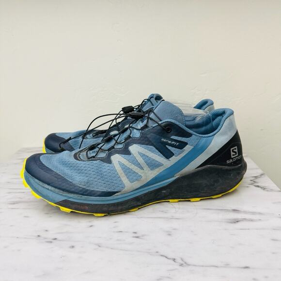 Salomon Sense Ride 4 Blue Sneakers Men’s Size 12 - Picture 1 of 9